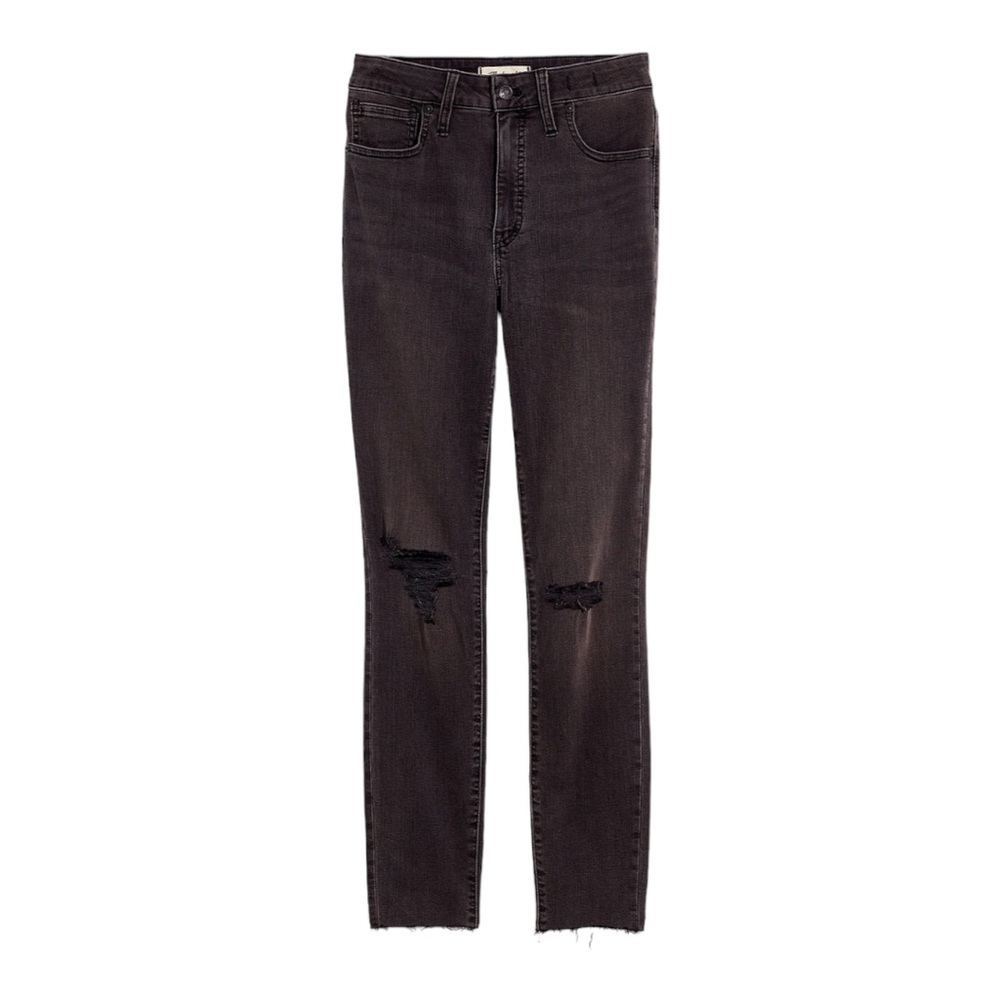 Madewell Curvy High-Rise Skinny Jeans in Black Sea Size 30